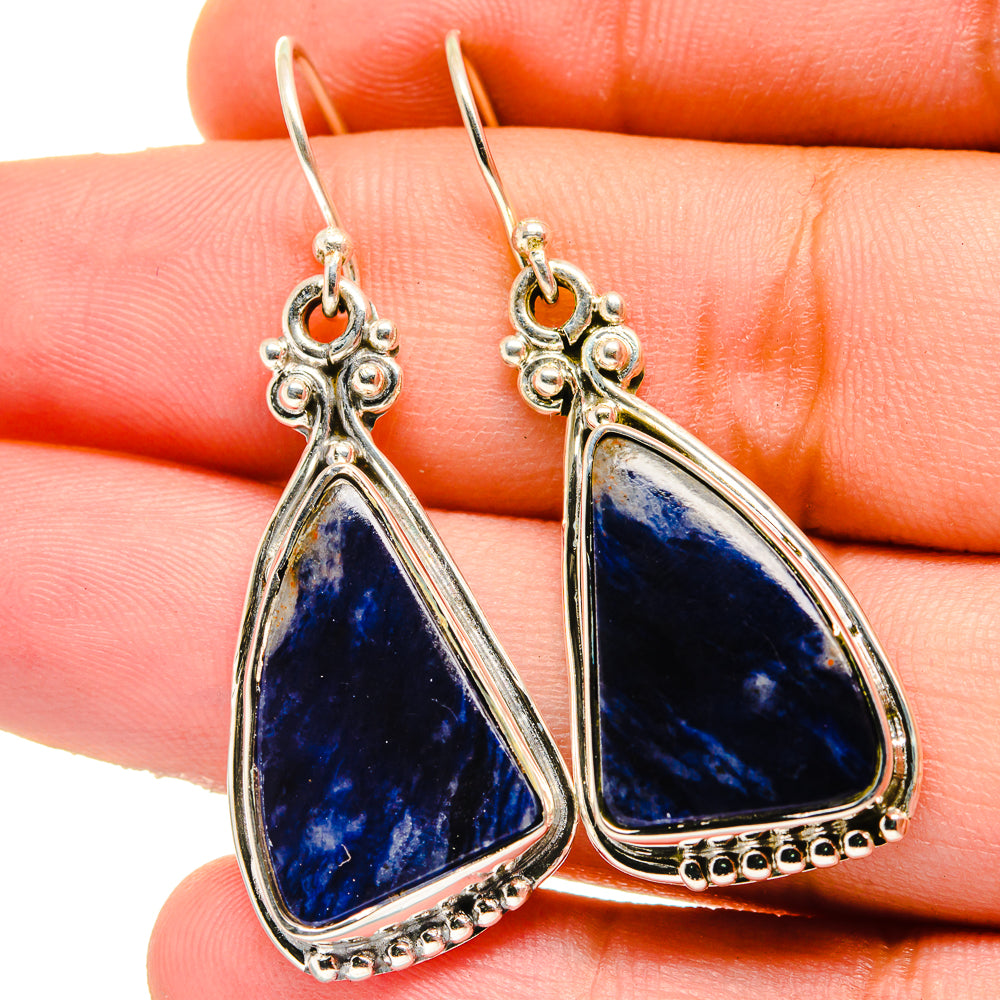 Sodalite Earrings handcrafted by Anasilvercos - EARR421660