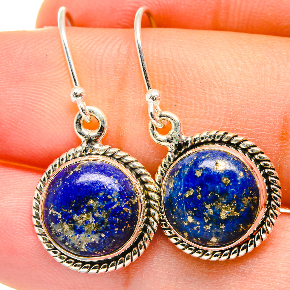 Lapis Lazuli Earrings handcrafted by Anasilvercos - EARR421671