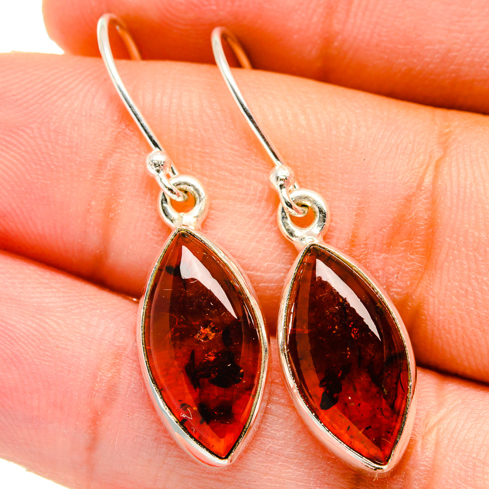 Baltic Amber Earrings handcrafted by Anasilvercos - EARR421675