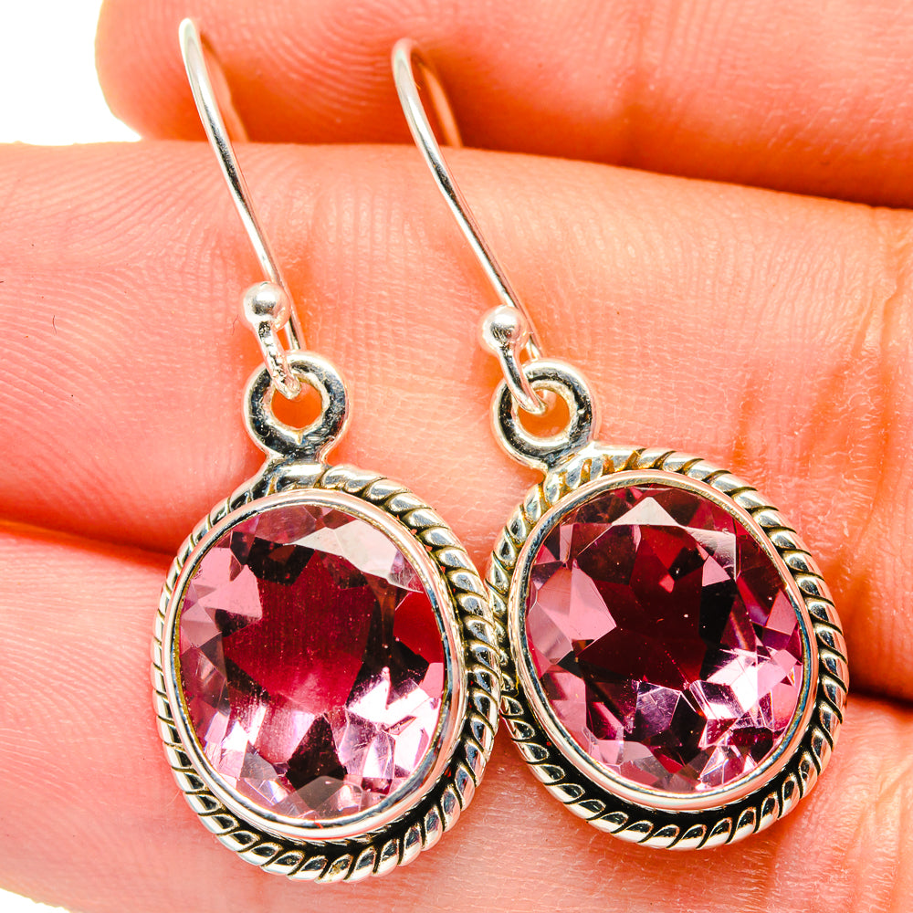 Color Change Alexandrite Earrings handcrafted by Anasilvercos - EARR421698