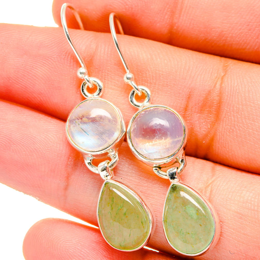 Prehnite Earrings handcrafted by Anasilvercos - EARR421699