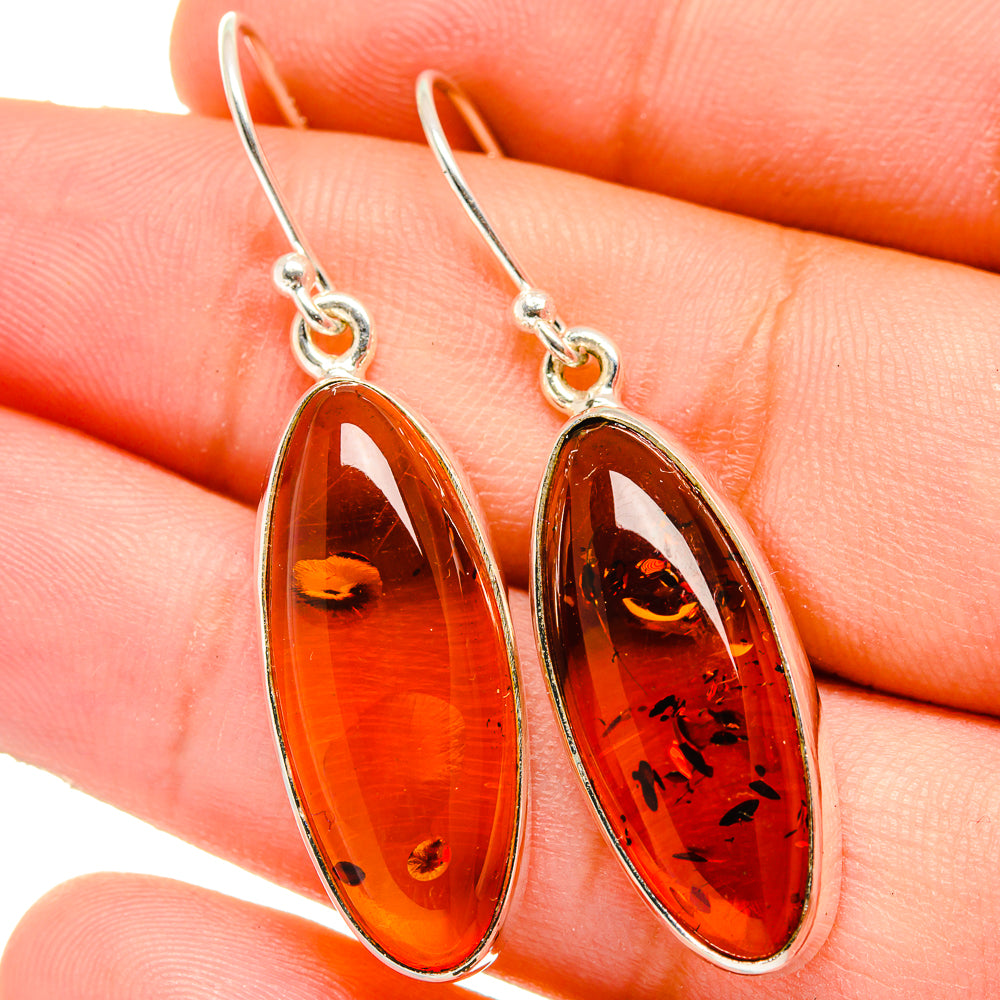 Baltic Amber Earrings handcrafted by Anasilvercos - EARR421701