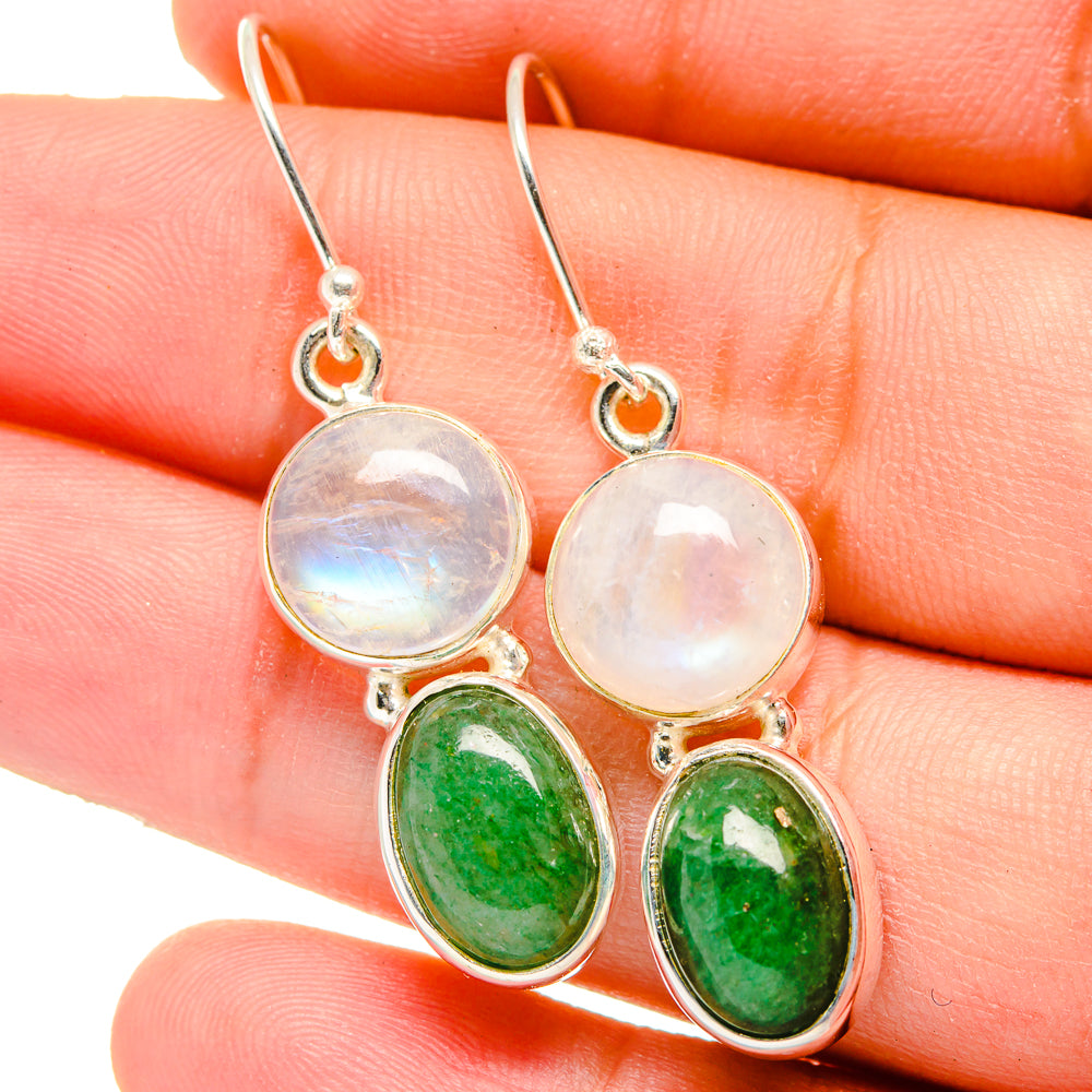 Green Aventurine Earrings handcrafted by Anasilvercos - EARR421702