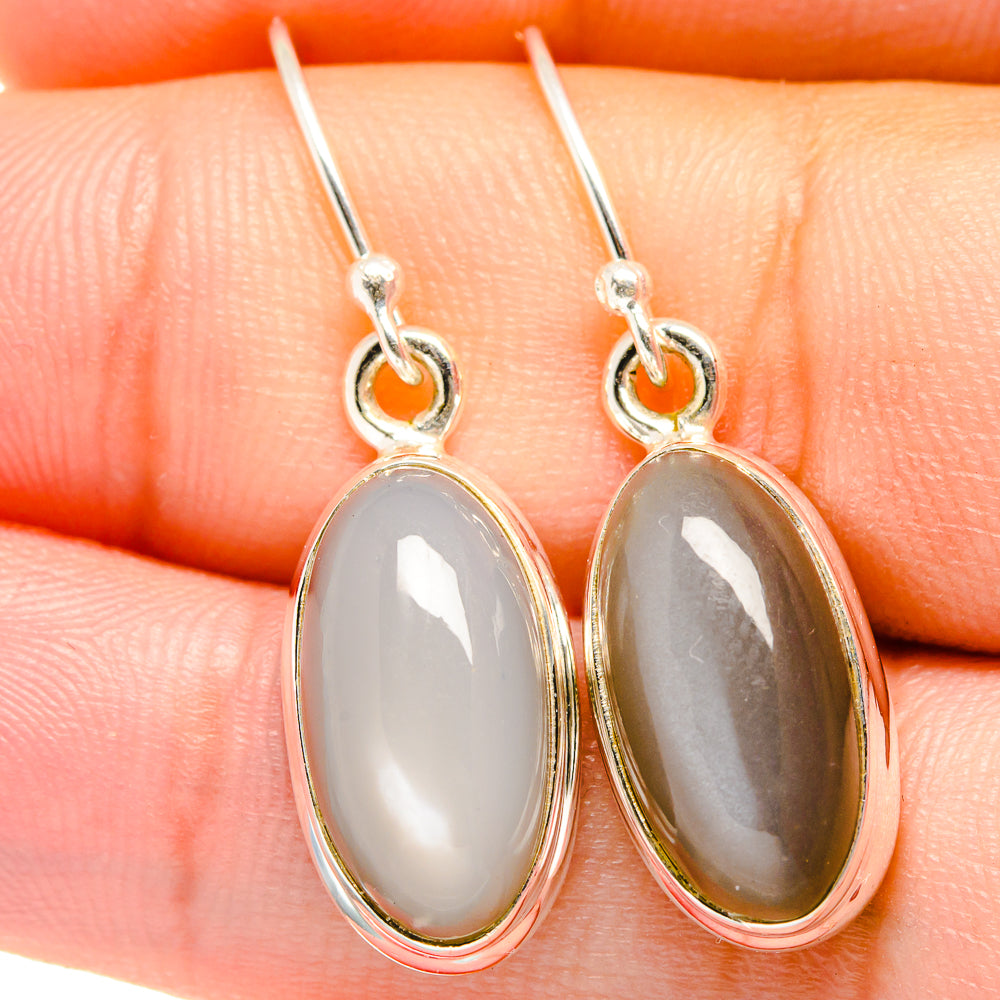 Moonstone Earrings handcrafted by Anasilvercos - EARR421705