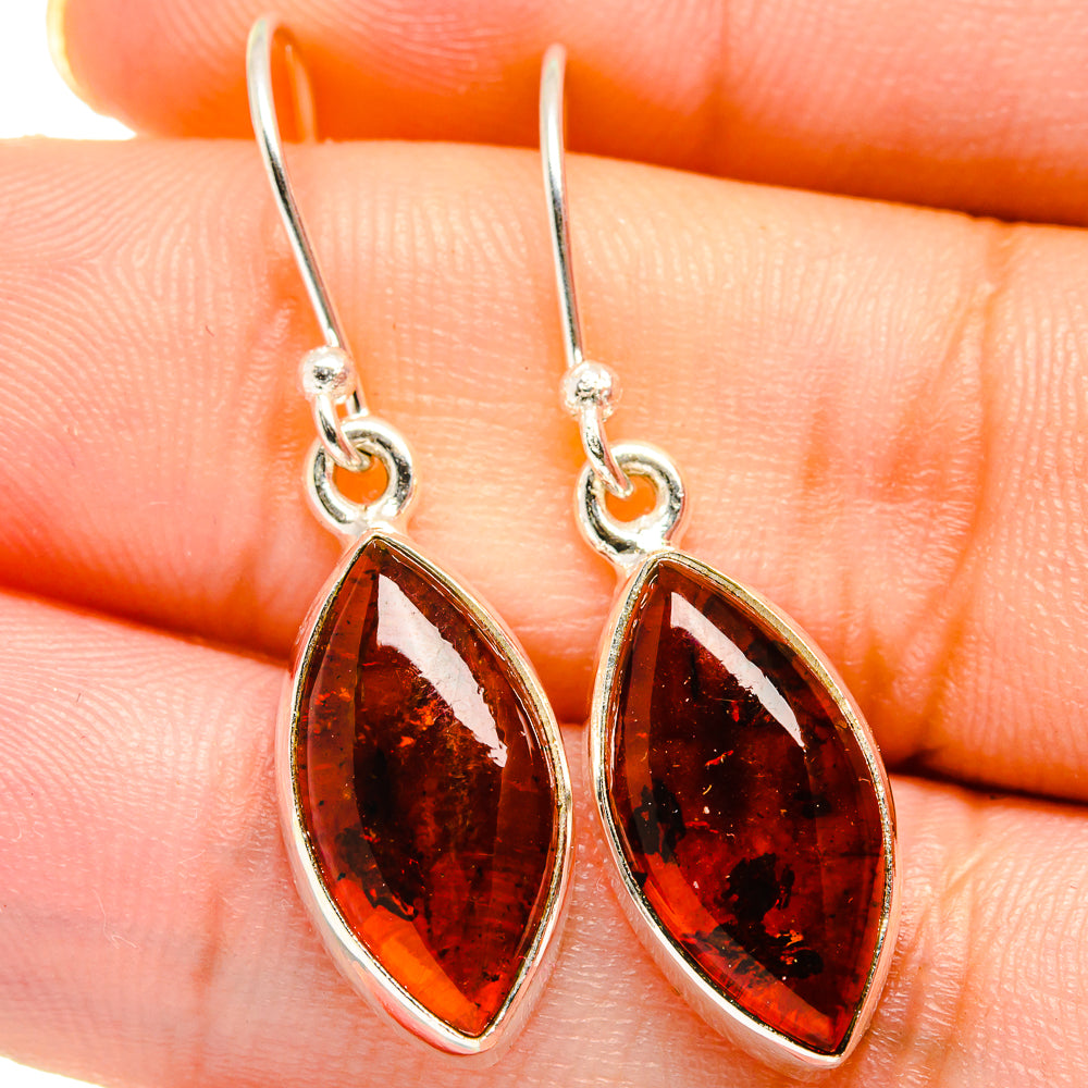 Baltic Amber Earrings handcrafted by Anasilvercos - EARR421718