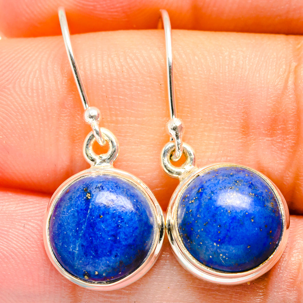 Lapis Lazuli Earrings handcrafted by Anasilvercos - EARR421721