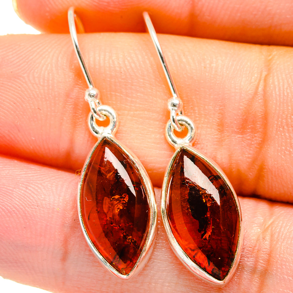 Baltic Amber Earrings handcrafted by Anasilvercos - EARR421730