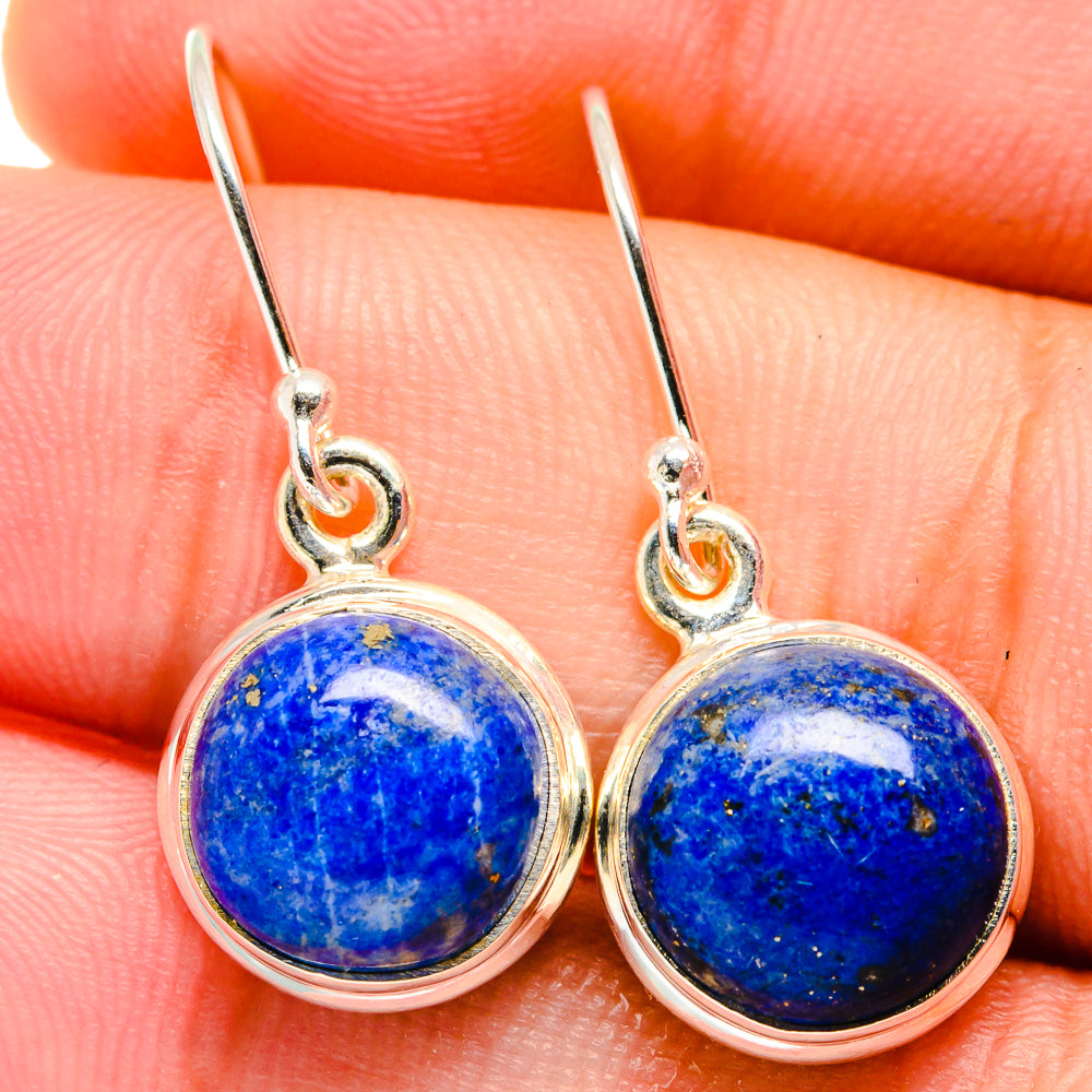 Lapis Lazuli Earrings handcrafted by Anasilvercos - EARR421741