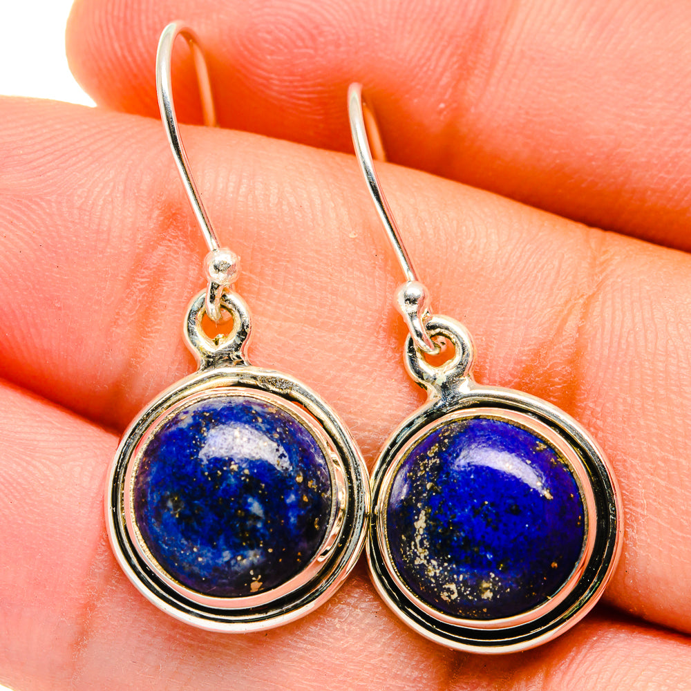 Lapis Lazuli Earrings handcrafted by Anasilvercos - EARR421786