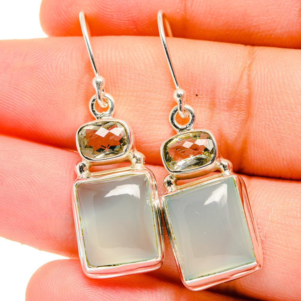 Aquamarine Earrings handcrafted by Anasilvercos - EARR421787