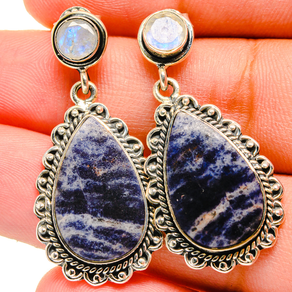Sodalite Earrings handcrafted by Anasilvercos - EARR421796