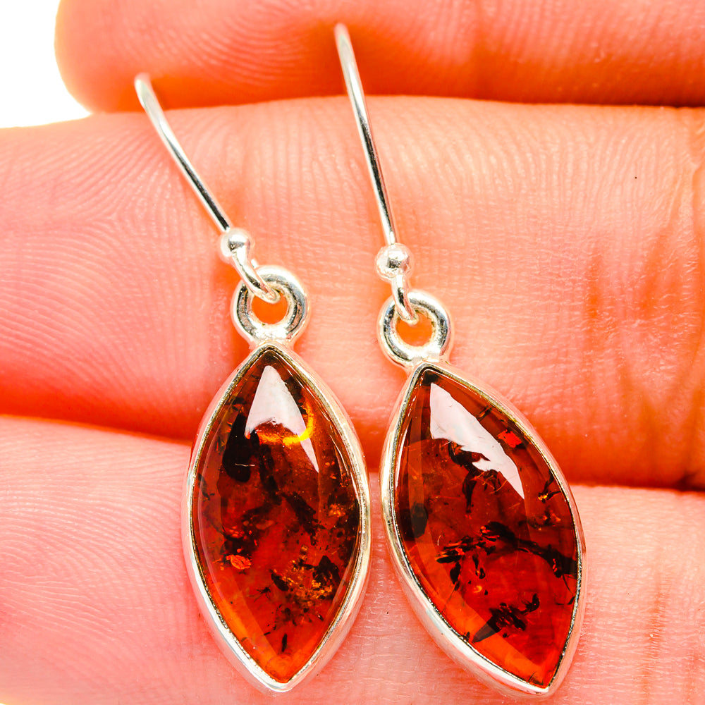 Baltic Amber Earrings handcrafted by Anasilvercos - EARR421805