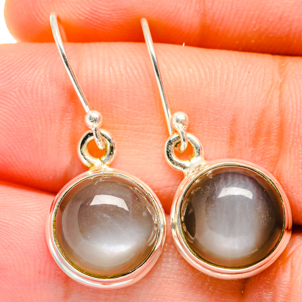 Moonstone Earrings handcrafted by Anasilvercos - EARR421806