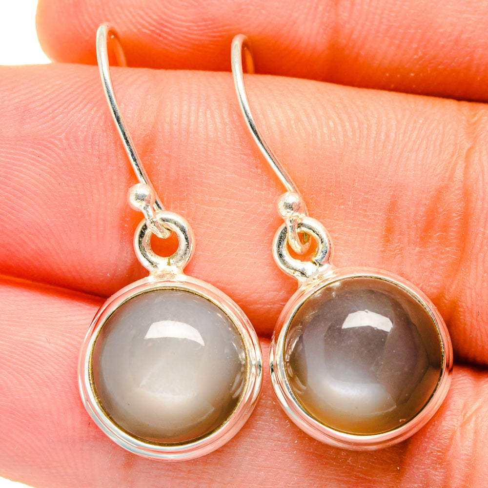 Moonstone Earrings handcrafted by Anasilvercos - EARR421811