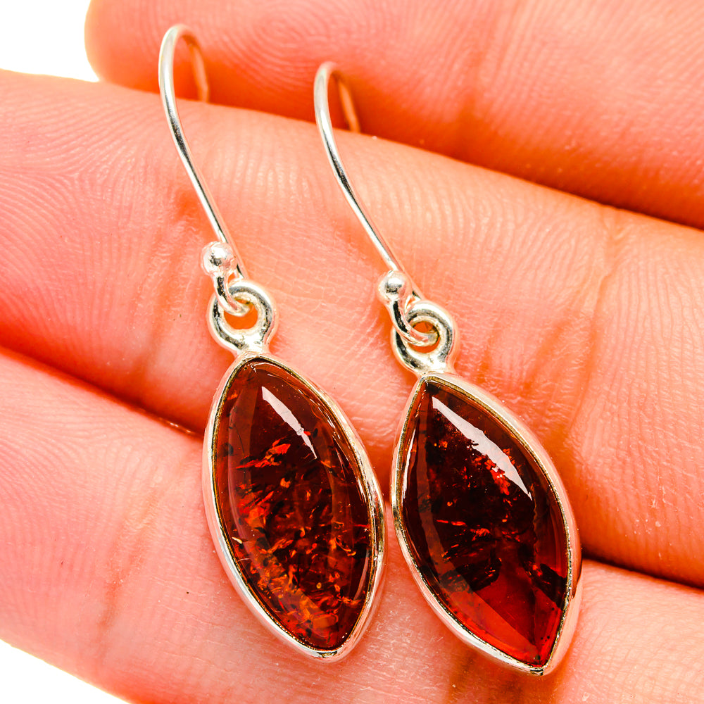 Baltic Amber Earrings handcrafted by Anasilvercos - EARR421814