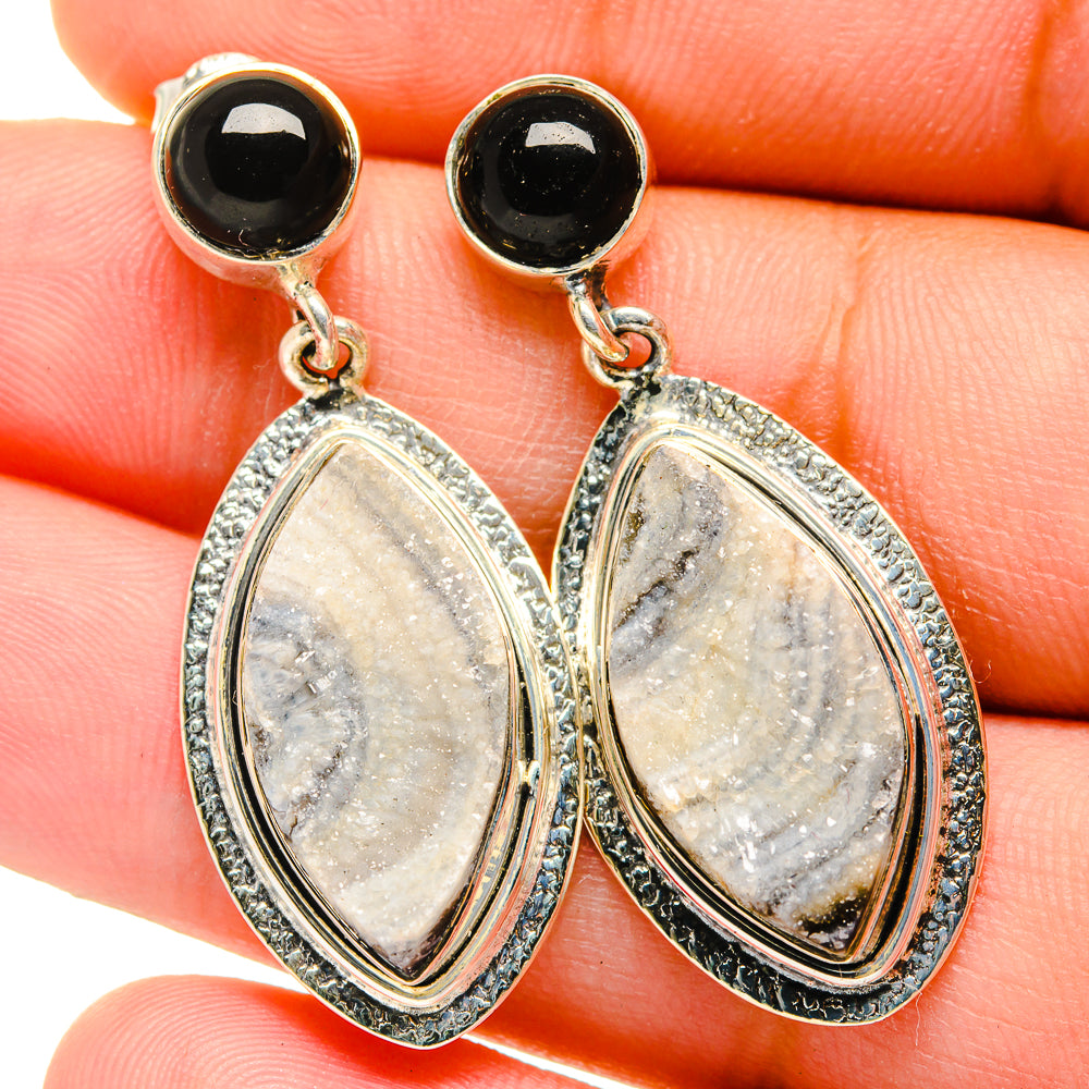 Desert Druzy Earrings handcrafted by Anasilvercos - EARR421816