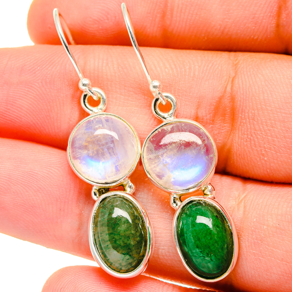 Green Aventurine Earrings handcrafted by Anasilvercos - EARR421818
