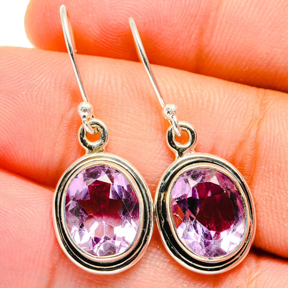 Amethyst Earrings handcrafted by Anasilvercos - EARR421824