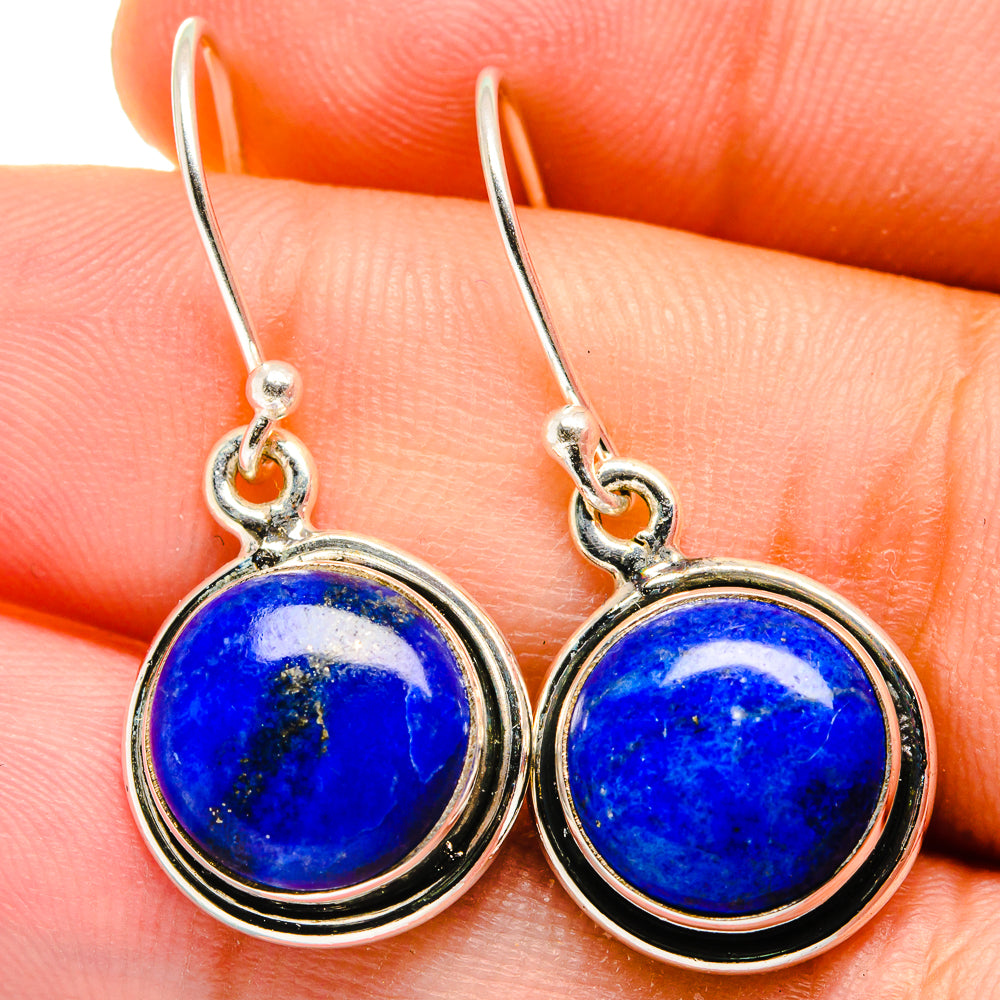 Lapis Lazuli Earrings handcrafted by Anasilvercos - EARR421829