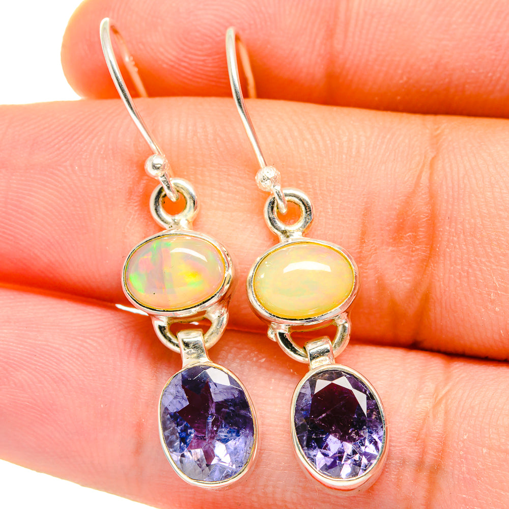 Tanzanite Earrings handcrafted by Anasilvercos - EARR421830