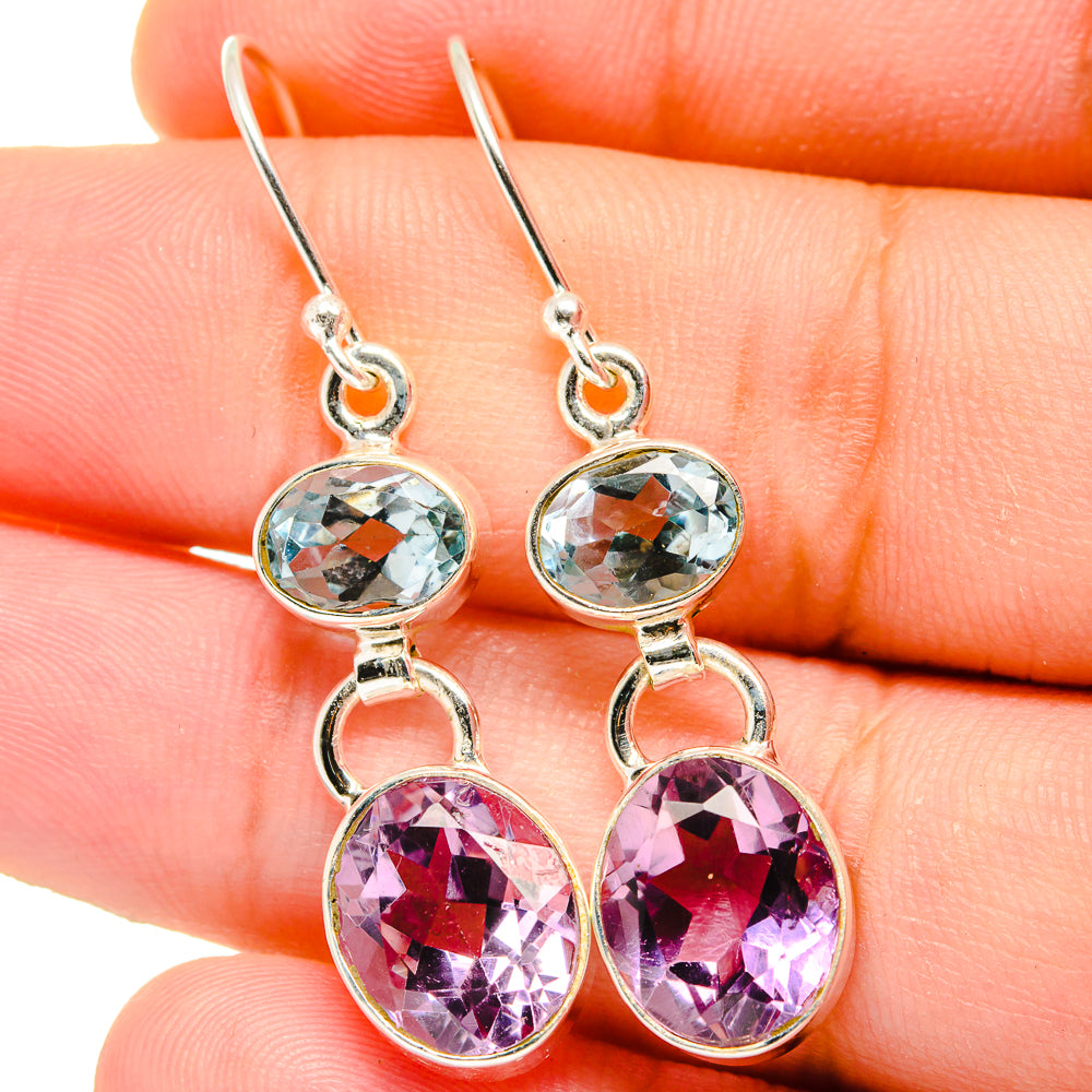 Amethyst Earrings handcrafted by Anasilvercos - EARR421831