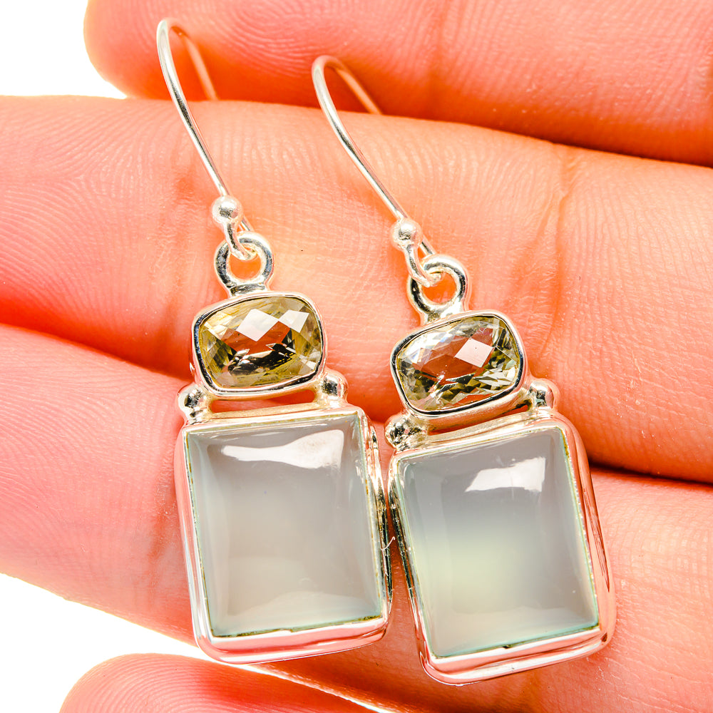 Aquamarine Earrings handcrafted by Anasilvercos - EARR421838