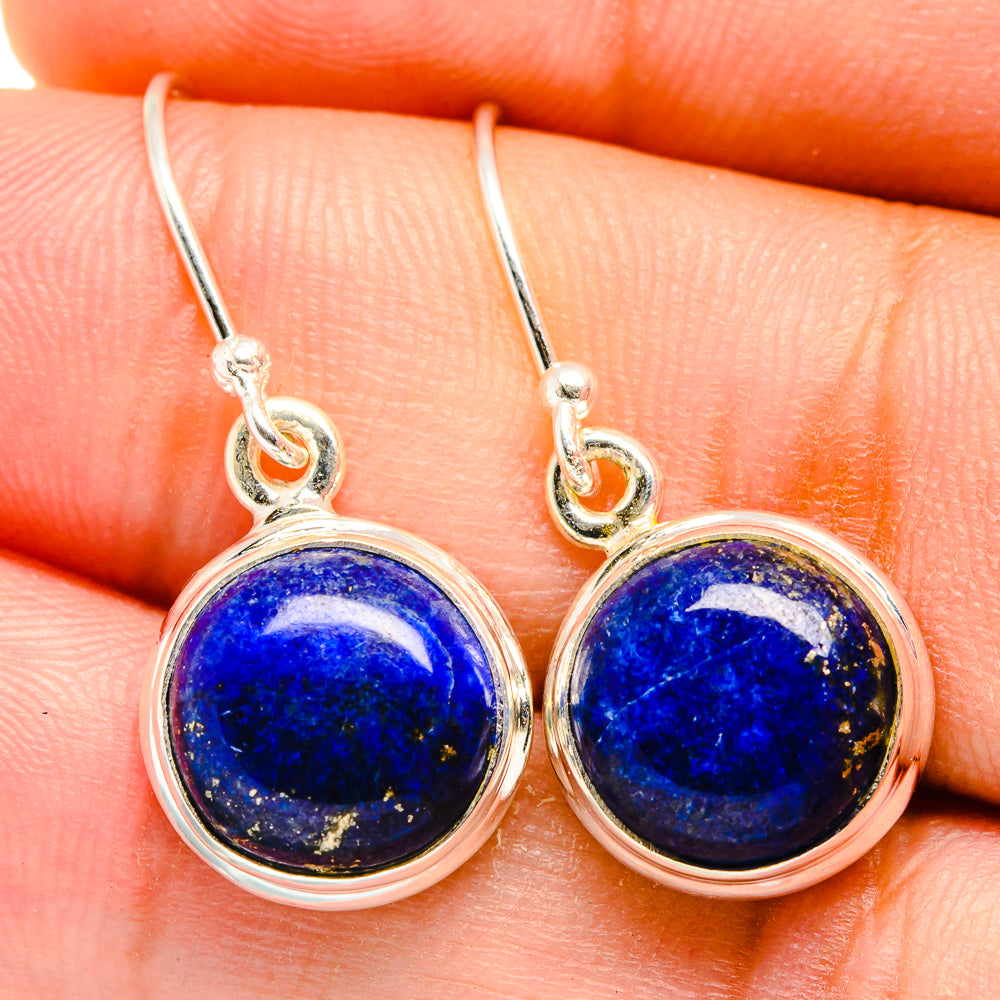 Lapis Lazuli Earrings handcrafted by Anasilvercos - EARR421846