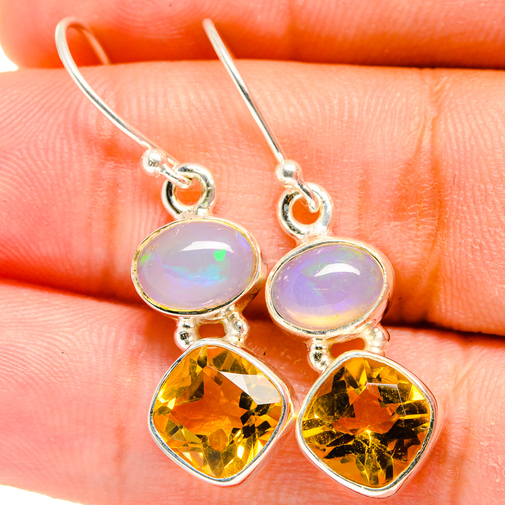 Citrine Earrings handcrafted by Anasilvercos - EARR421856