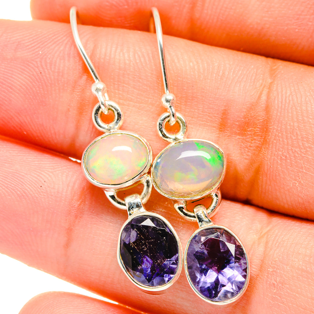 Tanzanite Earrings handcrafted by Anasilvercos - EARR421863