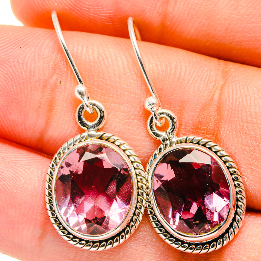 Color Change Alexandrite Earrings handcrafted by Anasilvercos - EARR421870