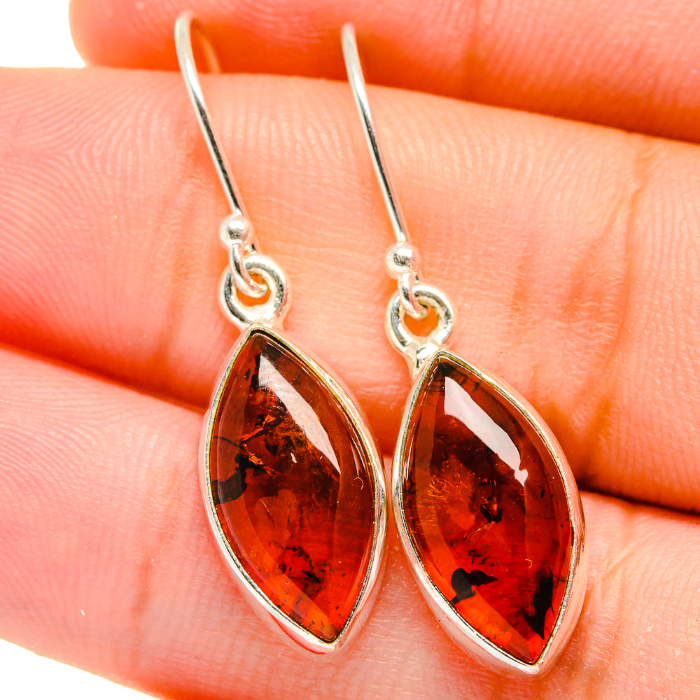 Baltic Amber Earrings handcrafted by Anasilvercos - EARR421882