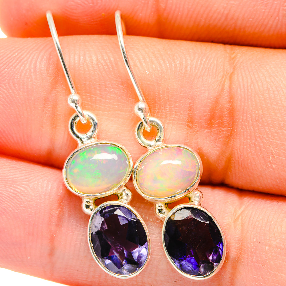 Tanzanite Earrings handcrafted by Anasilvercos - EARR421890