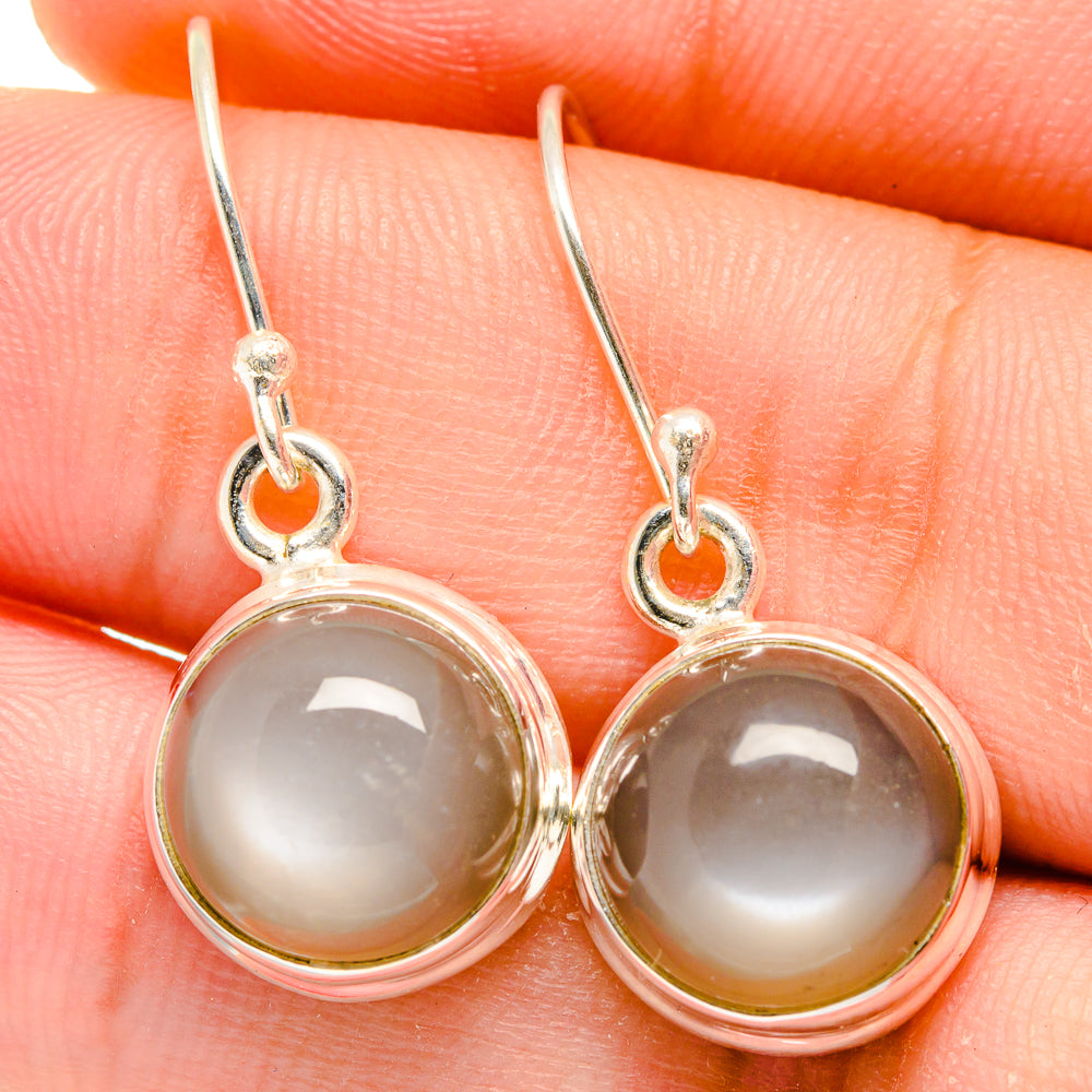Moonstone Earrings handcrafted by Anasilvercos - EARR421893