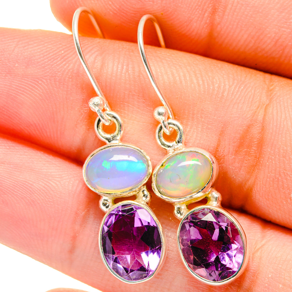 Amethyst Earrings handcrafted by Anasilvercos - EARR421897