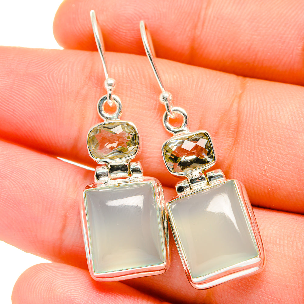 Aquamarine Earrings handcrafted by Anasilvercos - EARR421908