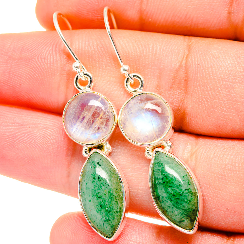 Green Aventurine Earrings handcrafted by Anasilvercos - EARR421917