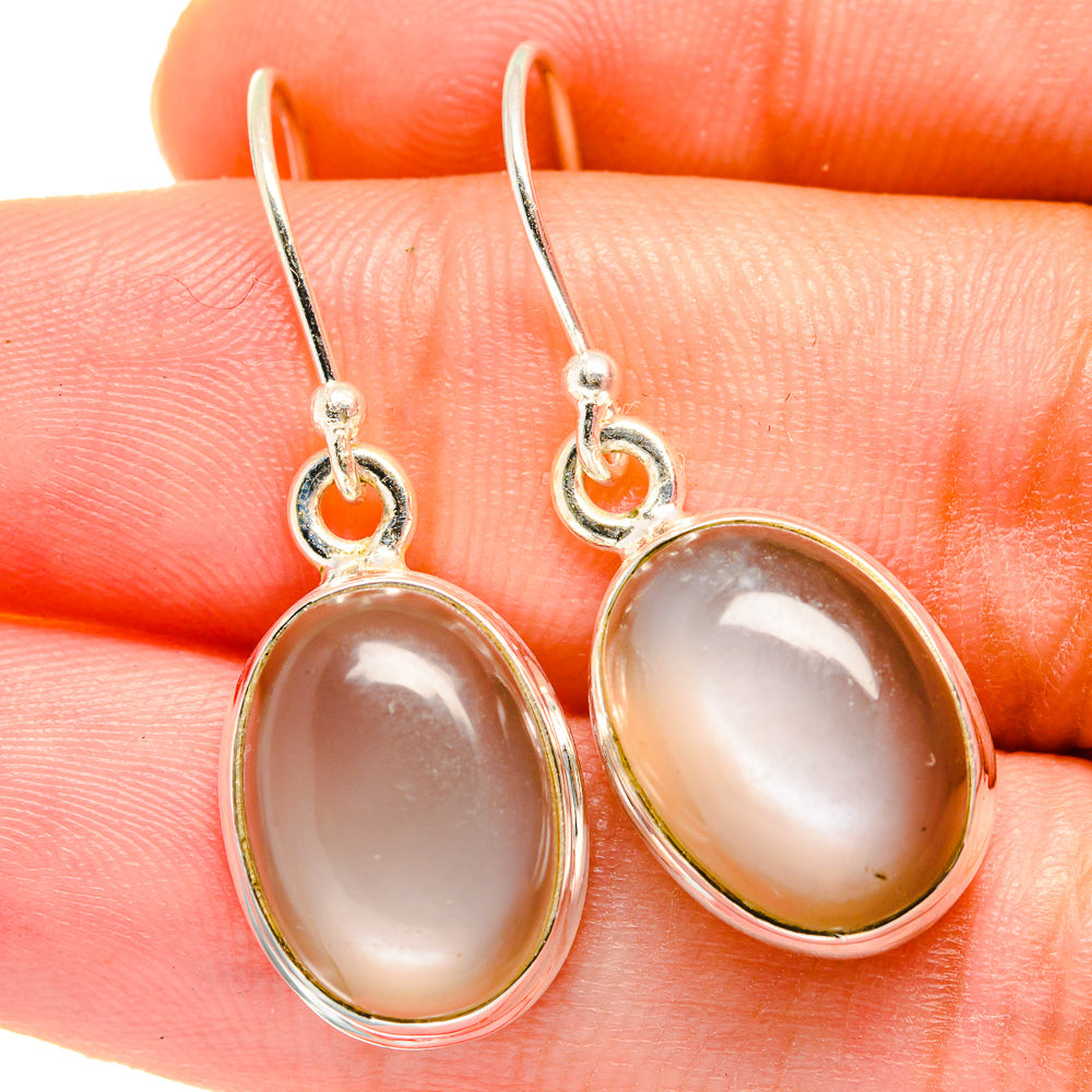 Moonstone Earrings handcrafted by Anasilvercos - EARR421921