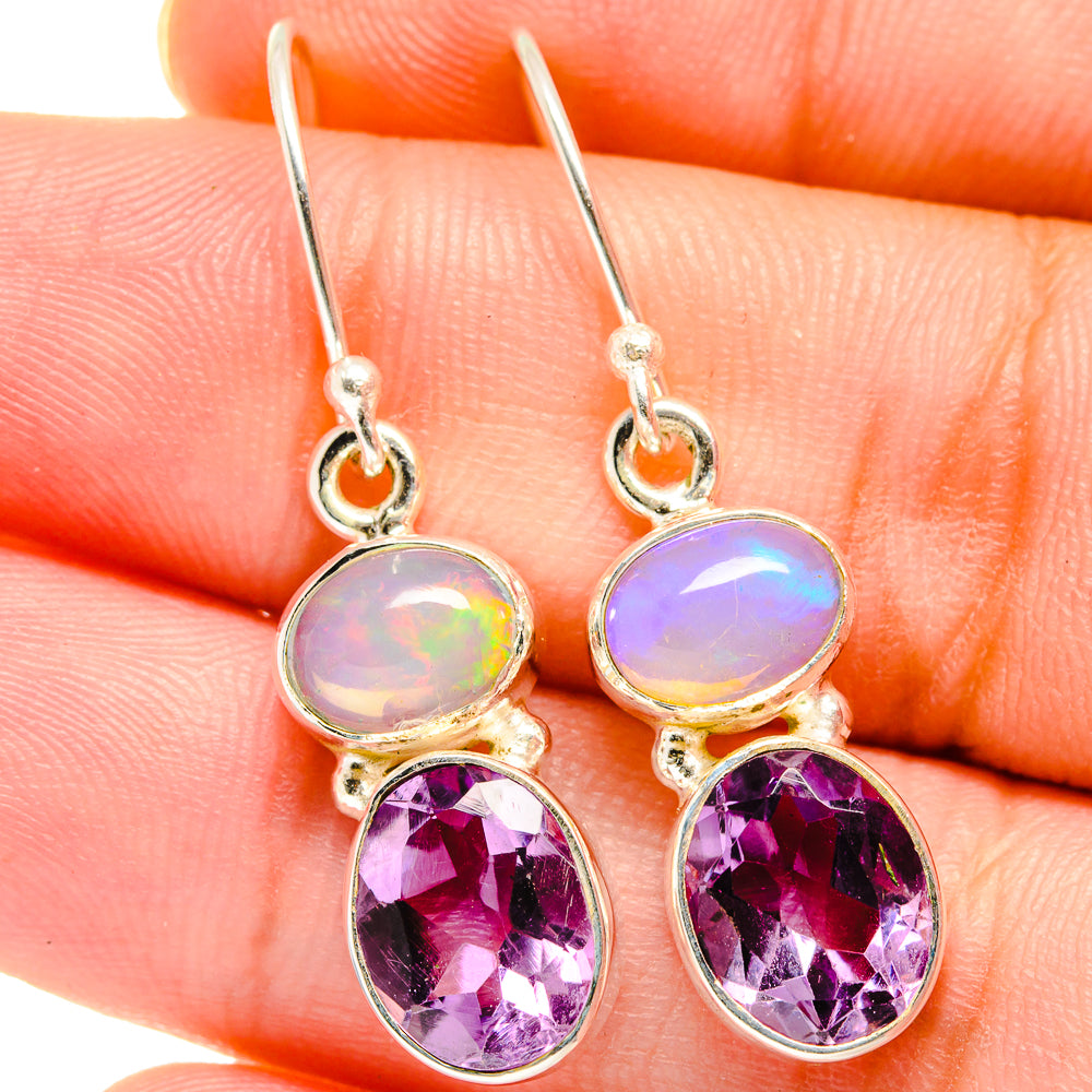Amethyst Earrings handcrafted by Anasilvercos - EARR421927