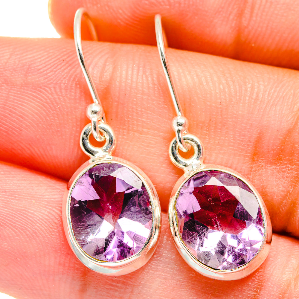 Amethyst Earrings handcrafted by Anasilvercos - EARR421937