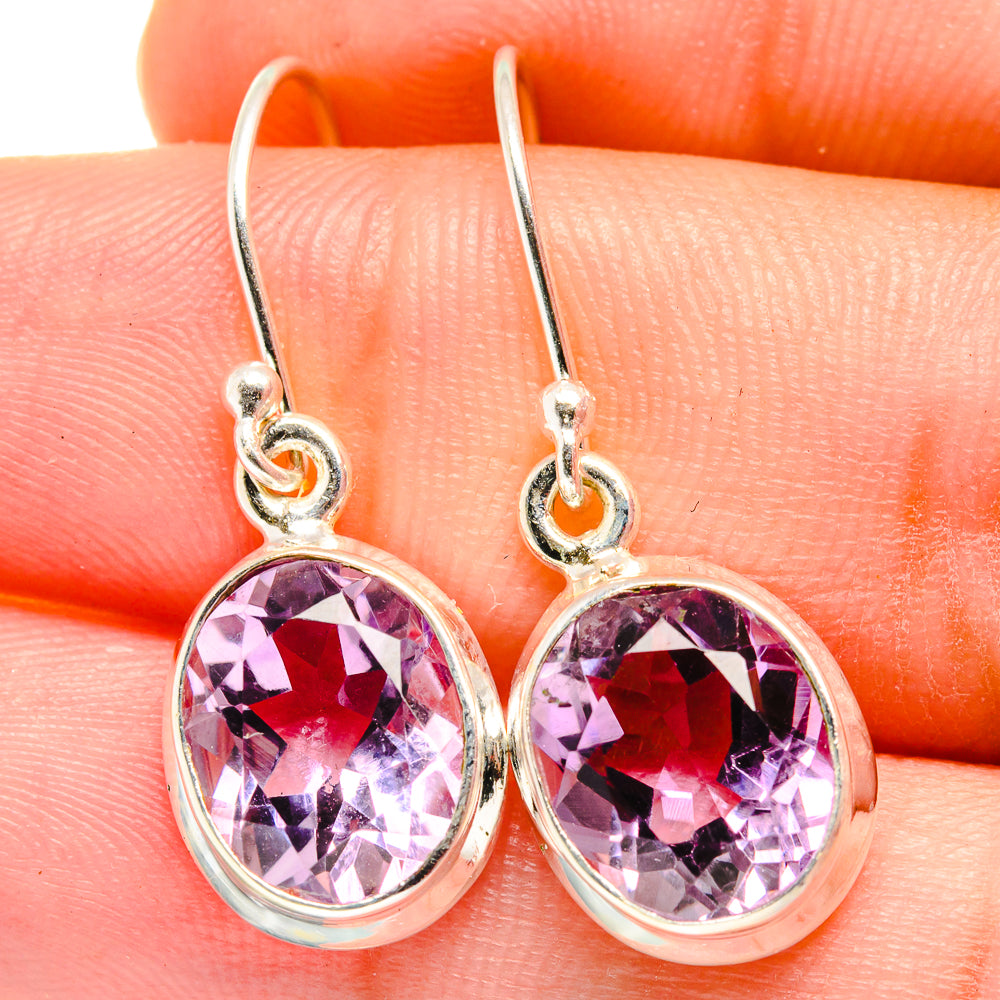 Amethyst Earrings handcrafted by Anasilvercos - EARR421938