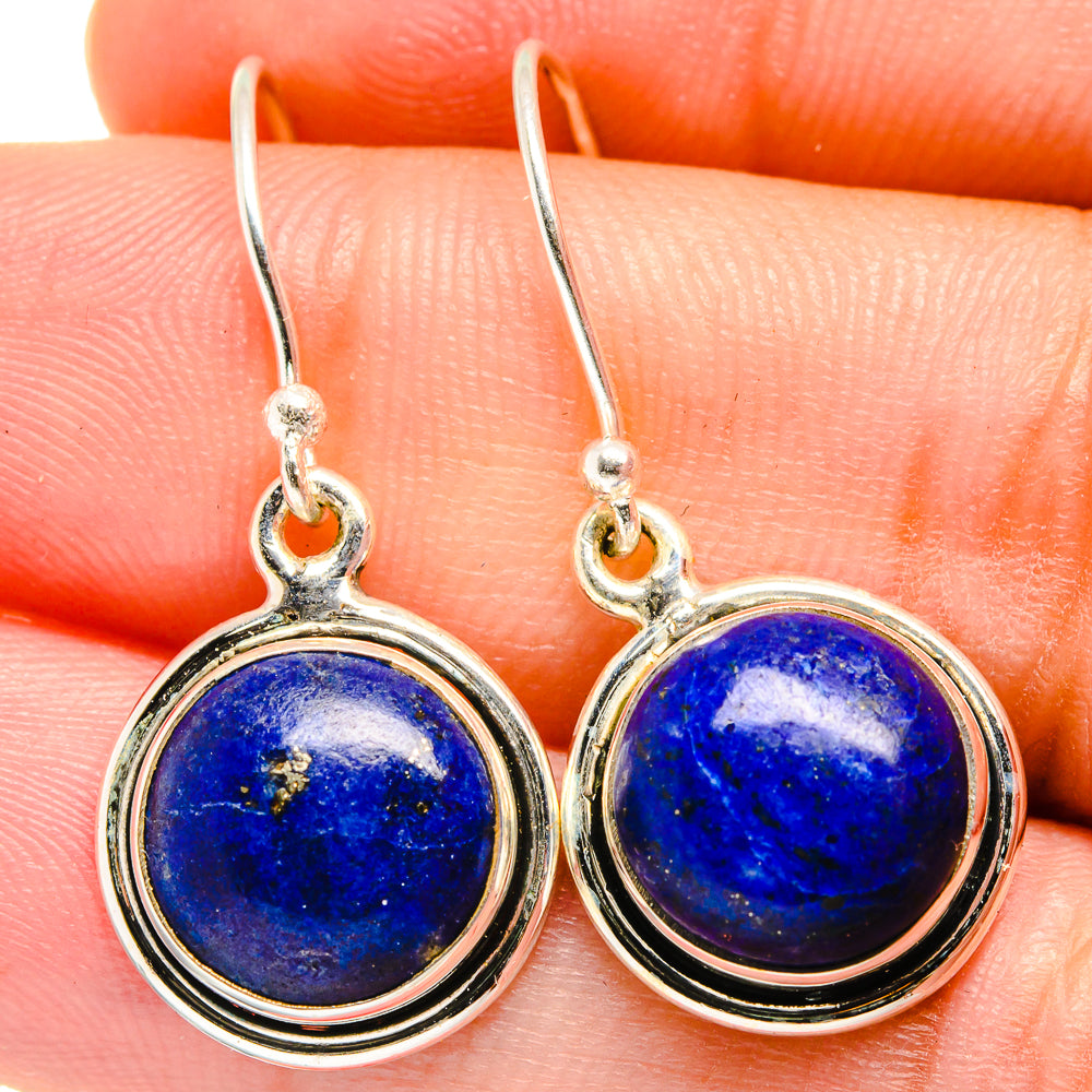 Lapis Lazuli Earrings handcrafted by Anasilvercos - EARR421941