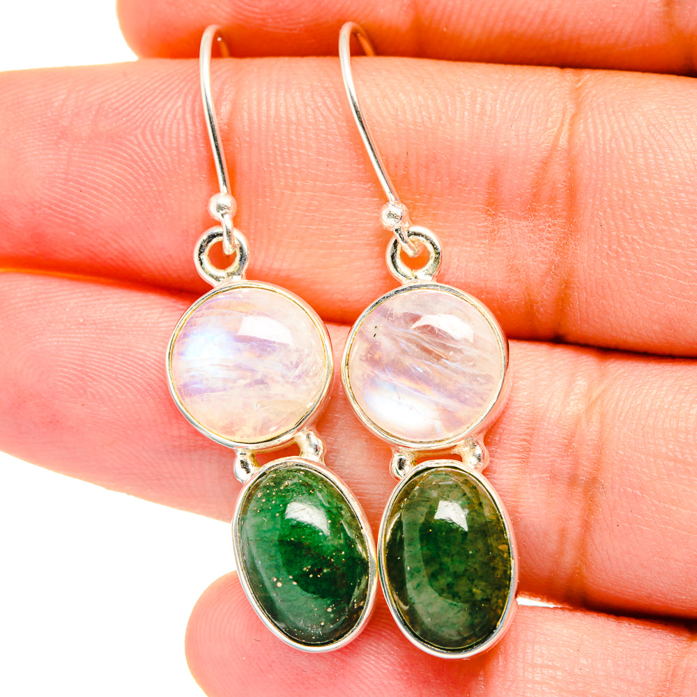 Green Aventurine Earrings handcrafted by Anasilvercos - EARR421944