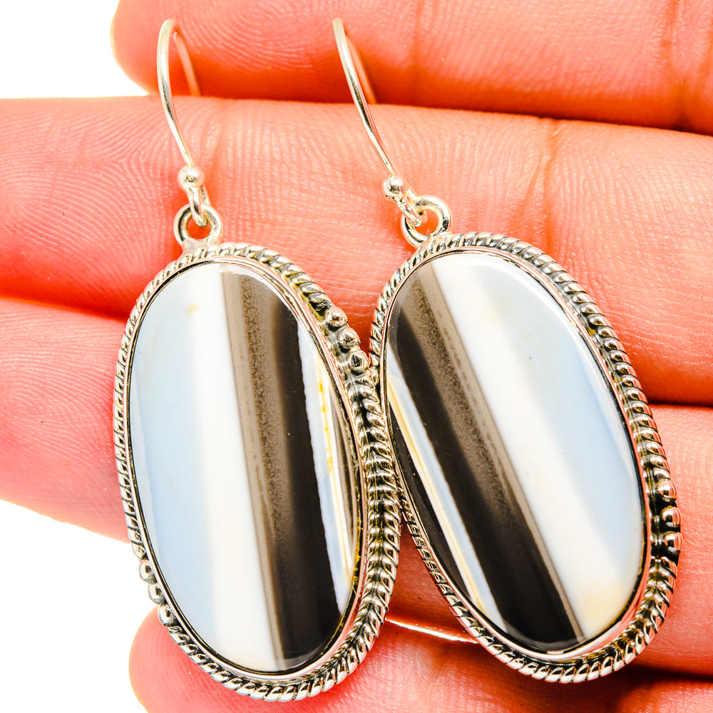 Owyhee Opal Earrings handcrafted by Anasilvercos - EARR421953