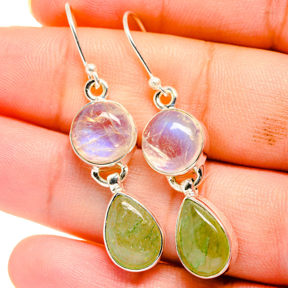 Prehnite Earrings handcrafted by Anasilvercos - EARR421959