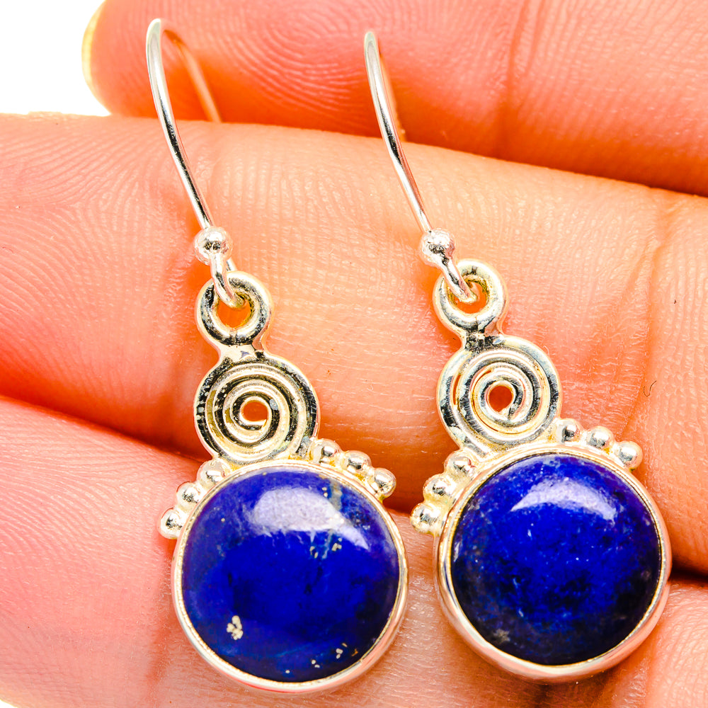 Lapis Lazuli Earrings handcrafted by Anasilvercos - EARR421962