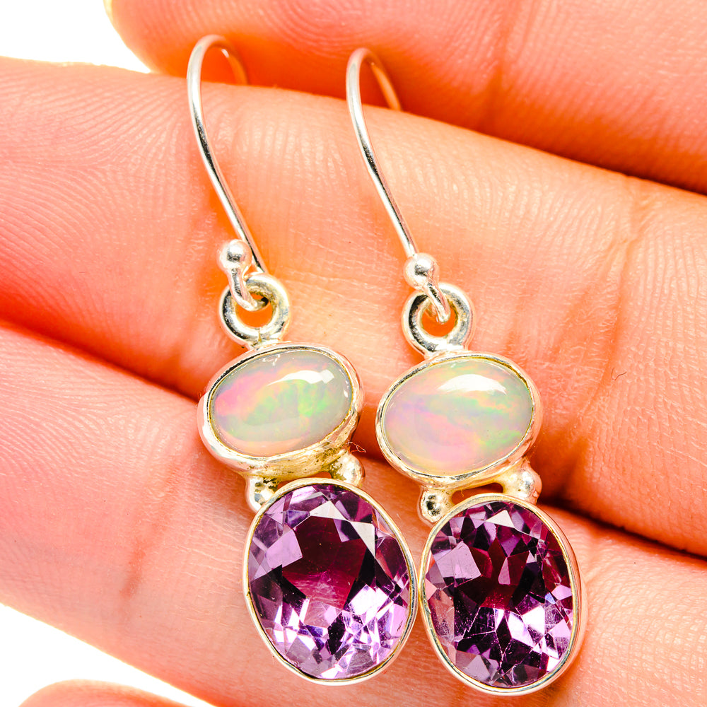 Amethyst Earrings handcrafted by Anasilvercos - EARR421970