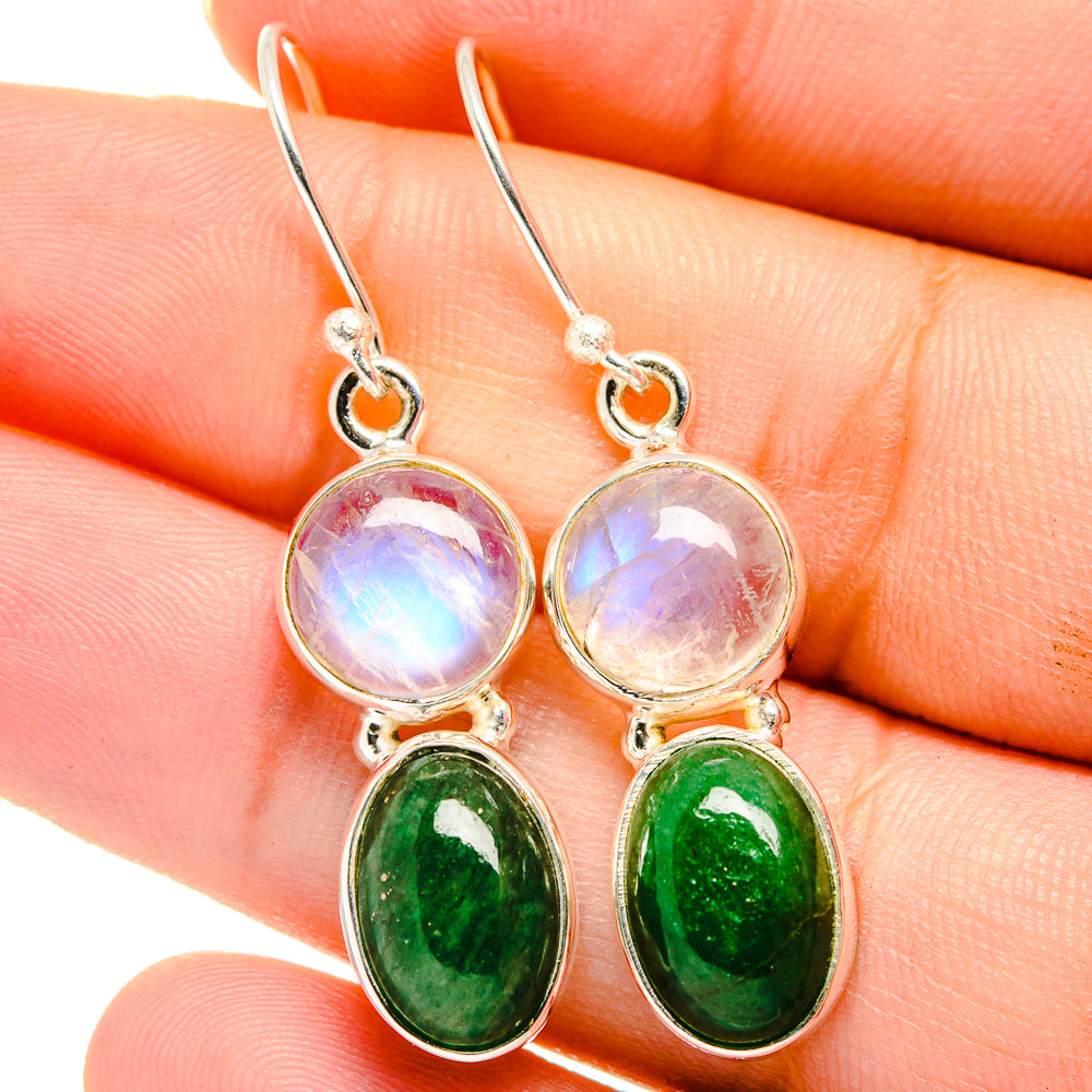 Green Aventurine Earrings handcrafted by Anasilvercos - EARR421976