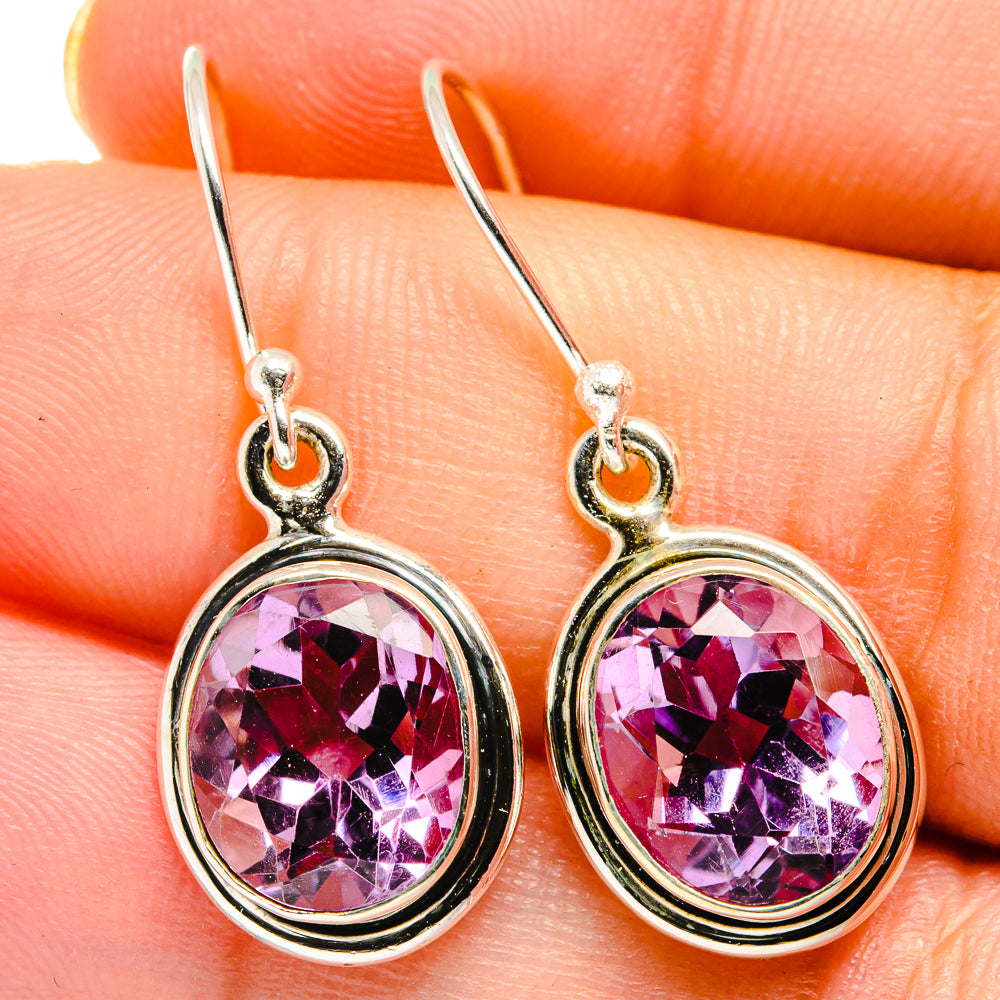 Amethyst Earrings handcrafted by Anasilvercos - EARR421983