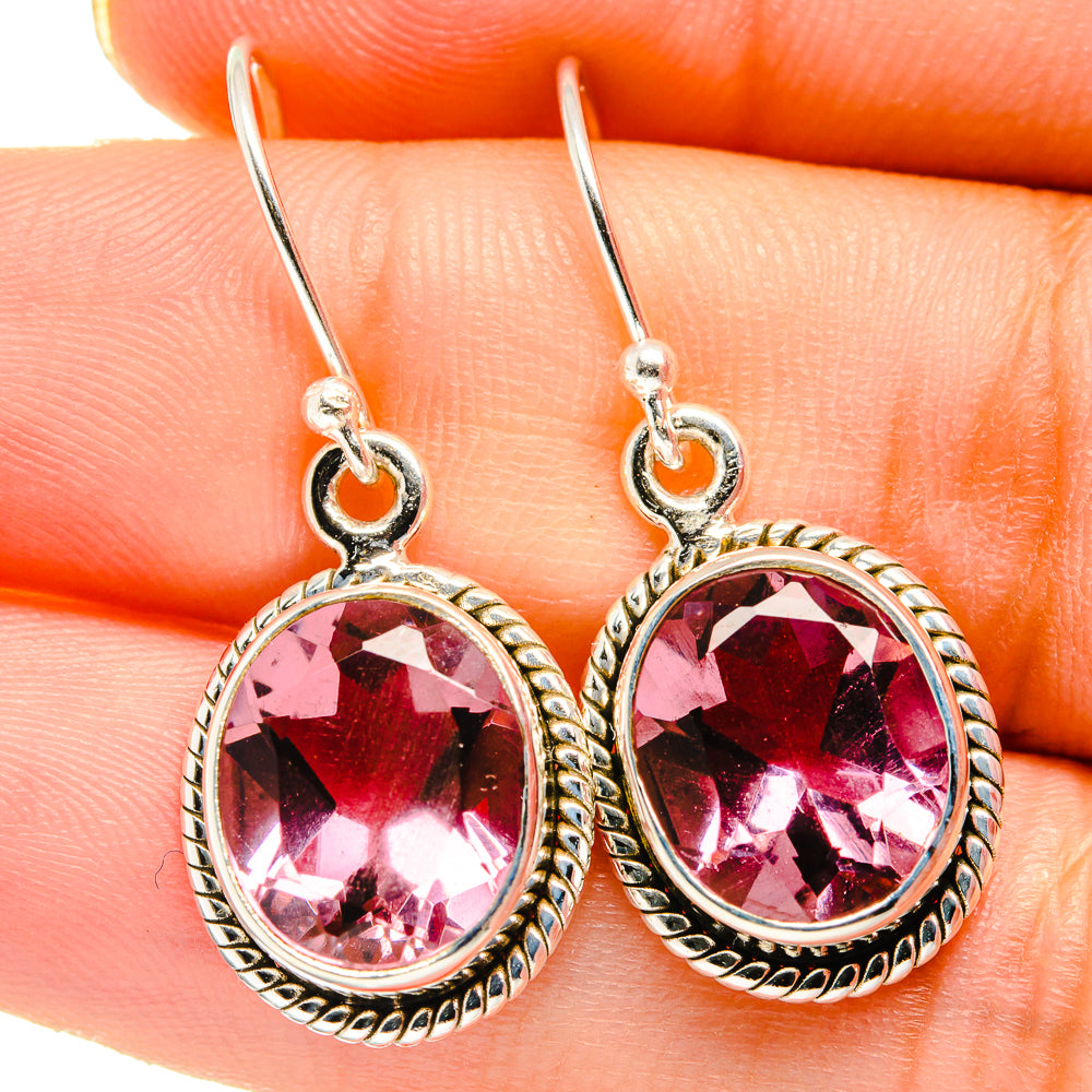 Color Change Alexandrite Earrings handcrafted by Anasilvercos - EARR421990