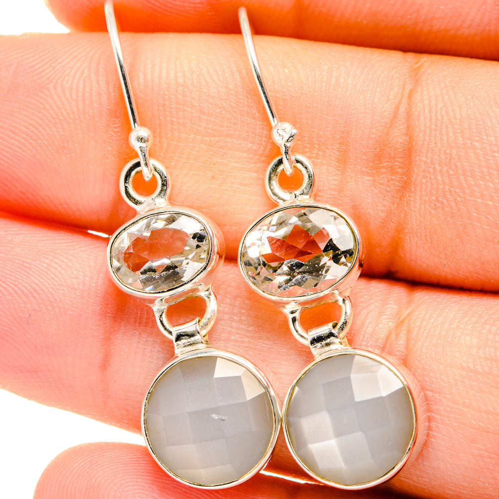 Moonstone Earrings handcrafted by Anasilvercos - EARR421991